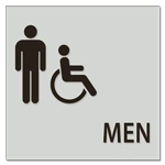 Men - Male & Handicap Accessible Symbols