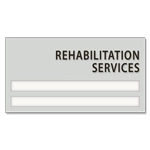 2 Slot Suite/Dept. ID Sign