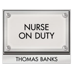 Manager on Duty Sign - Includes Nameplate