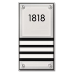 3 Slot Room Number Sign