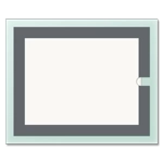 Message Holder for 8.5" x 11" Paper/Evac Plan Holder