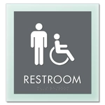 Restroom - Male & Handicap Accessible Symbols