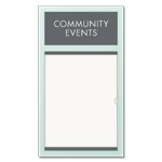 2-Line Informational Sign w/Insert Slot