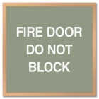 Fire Door Do Not Block