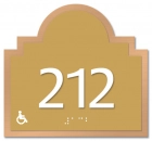 Room Number Sign - Handicap Accessible