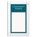 2-Line Informational Sign w/Insert Slot