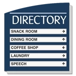 5 Panel Directory Sign