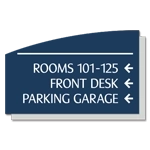 3-Line Directional Sign