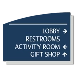 4-Line Directional Sign