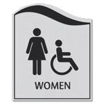Women - Female & Handicap Accessible Symbols