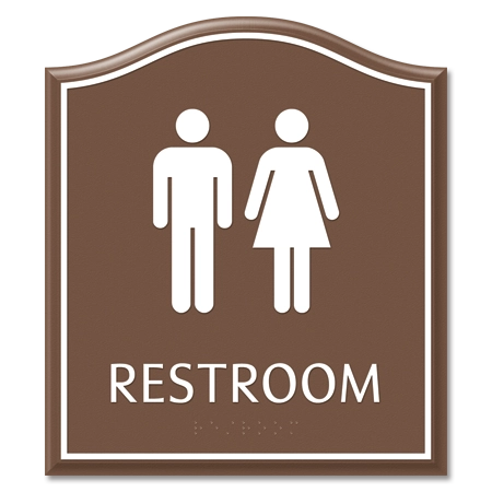 Restroom - w/Unisex Symbols