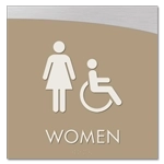 Women w/Female & Handicap Accessible Symbols