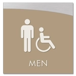 Men w/Male & Handicap Accessible Symbols