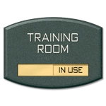 2-Line Room Sign w/Sliding Panel