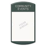 2-Line Informational Sign w/Insert Slot