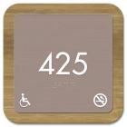 Room Number Sign - Handicap Accessible/No Smoking