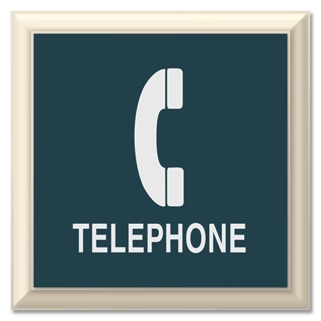 Telephone with Symbol