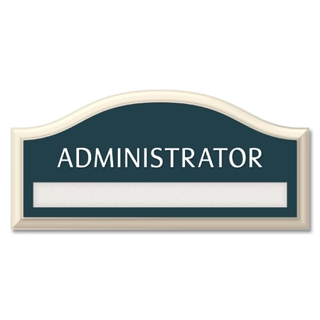 1-Line Custom Nameplate with Insert