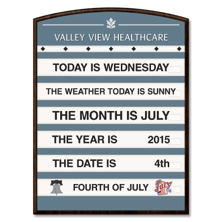 Reality Orientation Display Board