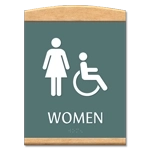 Women w/Handicap Accessible Symbol
