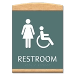 Restroom w/Women & Handicap Symbols