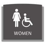 Women - Female & Handicap Accessible Symbol