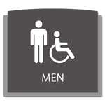 Men - Male & Handicap Accessible Symbols