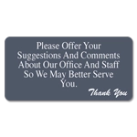 Please Offer Your Suggestions... Please Offer Your Suggestions...