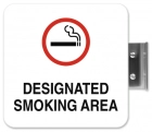 Designated Smoking Area with Symbol