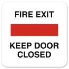 Fire Exit Keep Door Closed