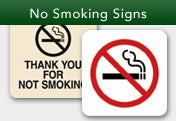 No Smoking Signs