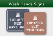 Wash Hands Signs