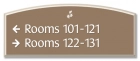 2-Line Directional Sign