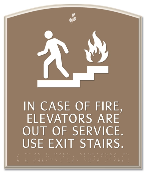In Case of Fire, Elevators Are Out of Service...