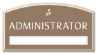Nameplate Sign w/ Title