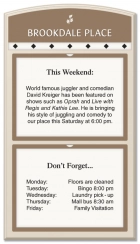 Two-Slot Message Display