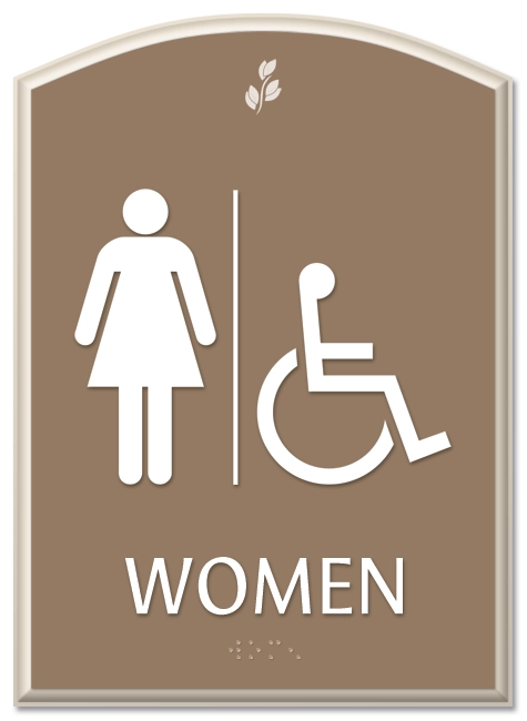 Women Sign w/Female & ISA Symbols