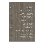 10-Line Directional Sign