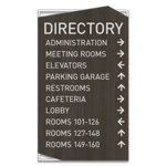 10-Line Directory Sign
