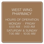 10-Line General Information Sign