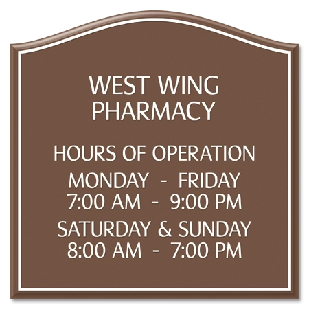 10-Line General Information Sign