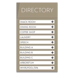 10-Panel Directory Sign
