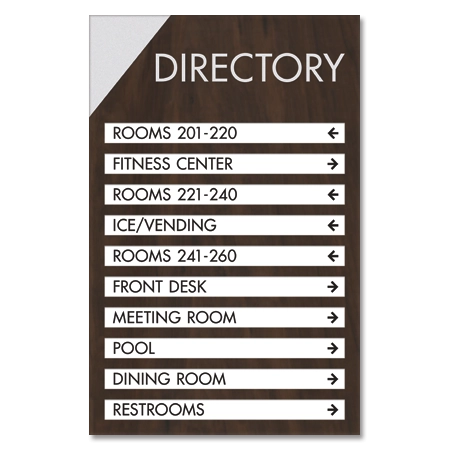 10-Panel Directory Sign