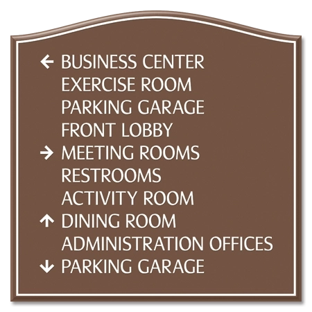 11-Line Directional Sign