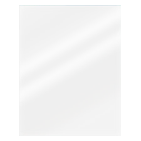 11" x 8.5" Clear Plexiglass Panel for Sign Holders