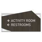 2-Line Directional Sign