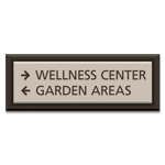 2-Line Directional Sign (Extended Width)