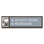 2-Line Directional Sign (Extended Width)