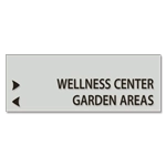 2-Line Directional Sign (Extended Width)