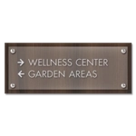 2-Line Directional Sign (Extended Width)
